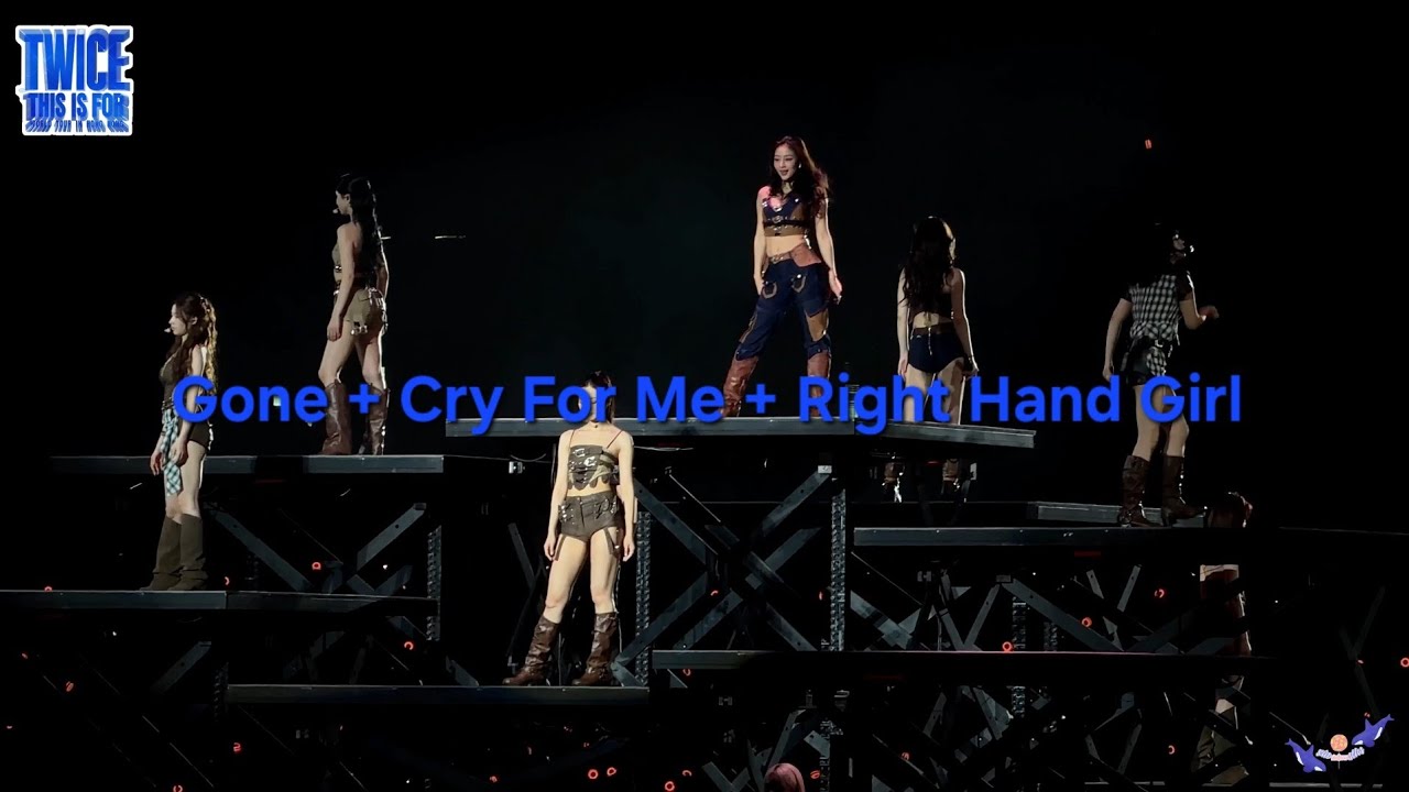251206 Gone + Cry For Me + Right Hand Girl @TWICE THIS IS FOR IN HONG KONG