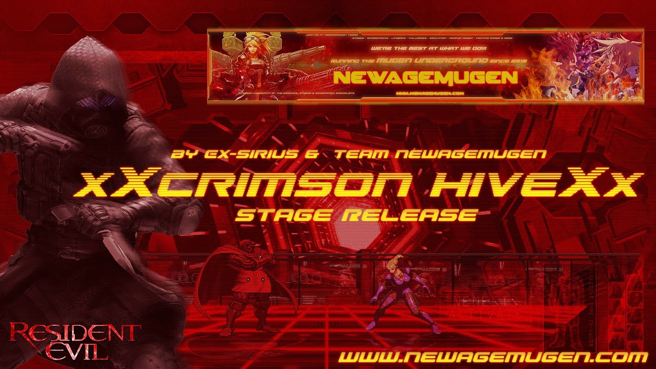 [4K UHD MUGEN][ Mugen 1.1 Stages ] xX CRIMSON HIVE Xx By ✴Ex-Sirius✴  [ newagemugen.com ]