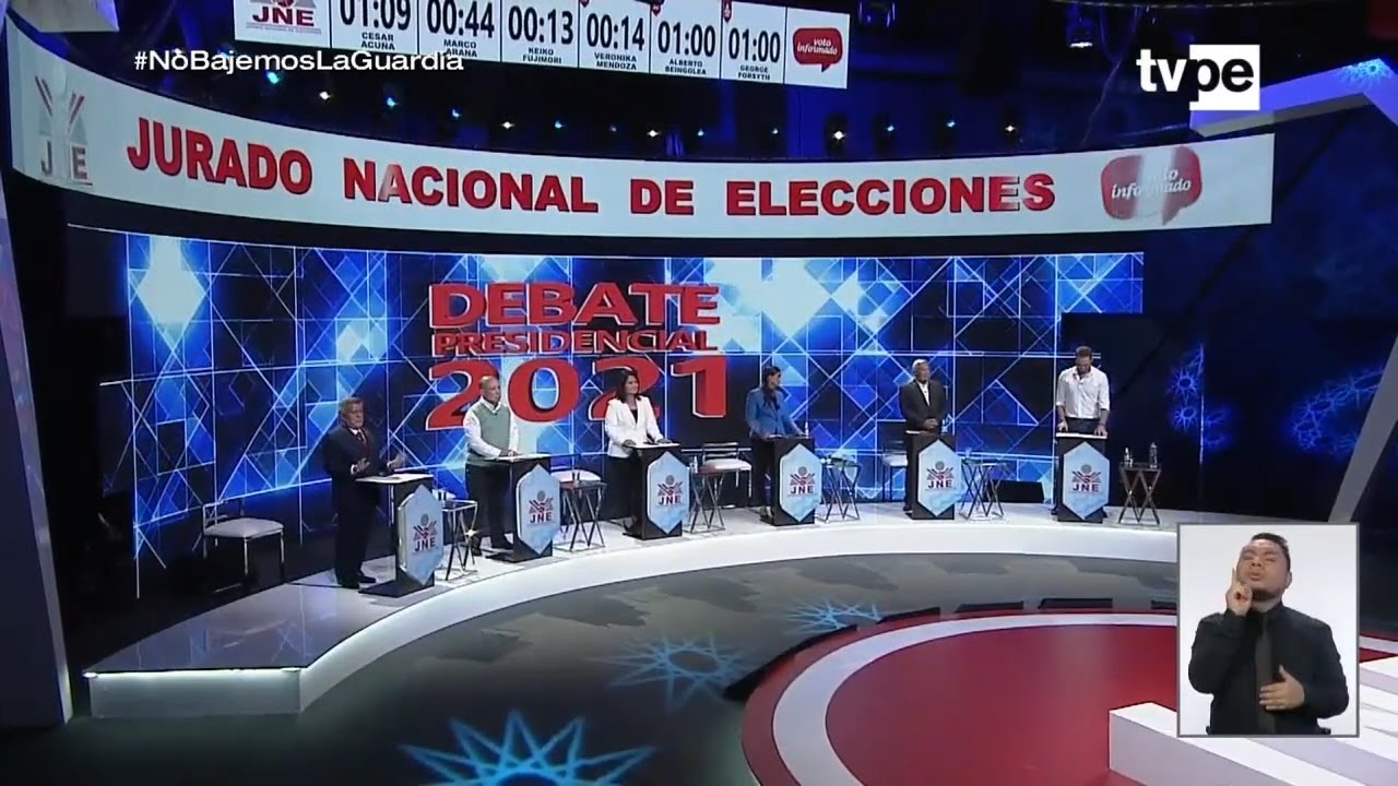 Debate Presidencial 2021: JNE - Primera fecha - 29/03/2021