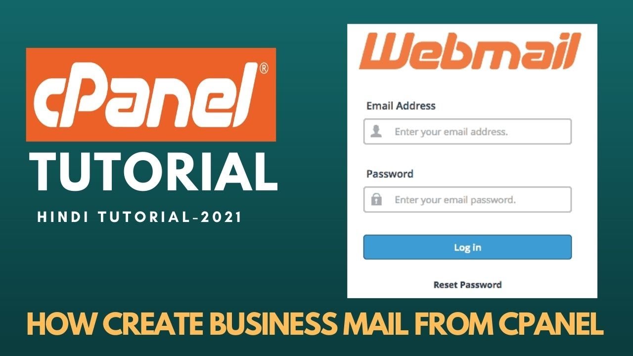 Cpanel Tutorial in Hindi | cpanel mein webmail kaise banaye | webmail tutorial in hindi