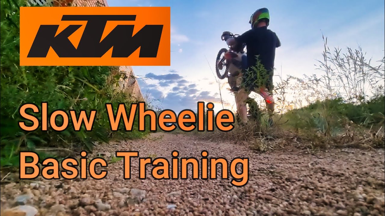 Slow Wheelie Training Based on the IRC TIRE Guy Instructions on KTM 300 EXC TPI 2022