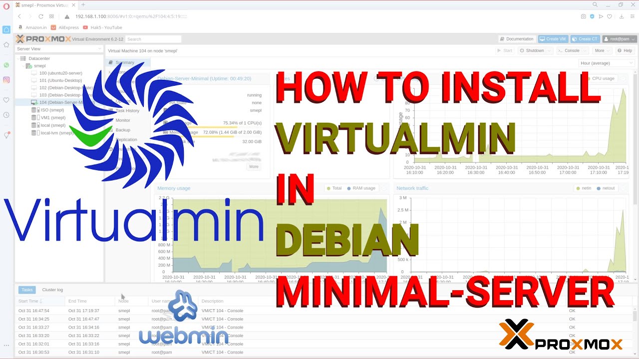 How to Install Virtualmin and Webmin, LEMP, BIND, PostFix with NGINX and MariaDB on Ubuntu 18.04 LTS