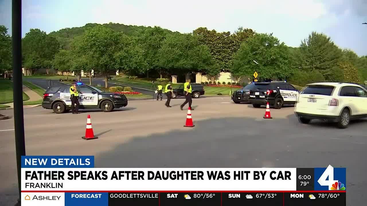 Father speaks after daughter was hit by car