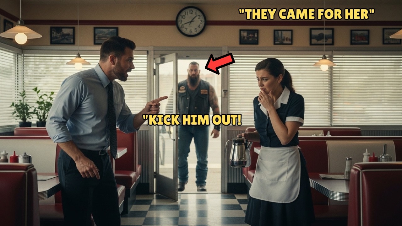 She Only Asked for Food for Her Children… The Manager Humiliated Her — He Never Saw the Bikers.