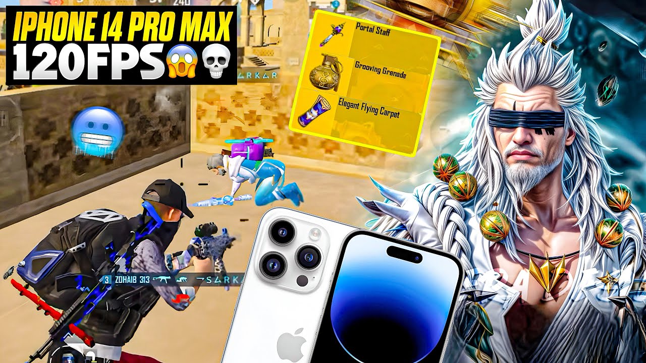 IPHONE 14 Pro Max 💀 Pubg 120 FPS Aggressive Gameplay • PUBG MOBILE