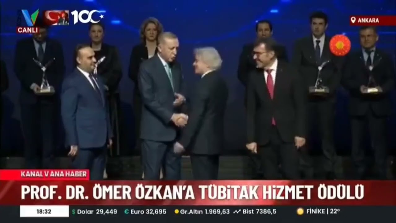 Prof. Dr. Ömer Özkan Türkiye'nin Nobel'ini Aldı