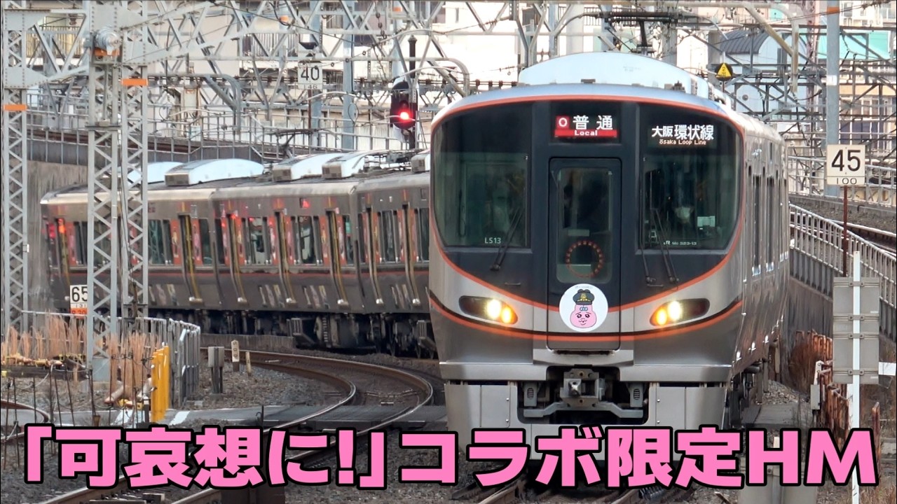 JR西日本×可哀想に！ ラッピングトレイン運行開始