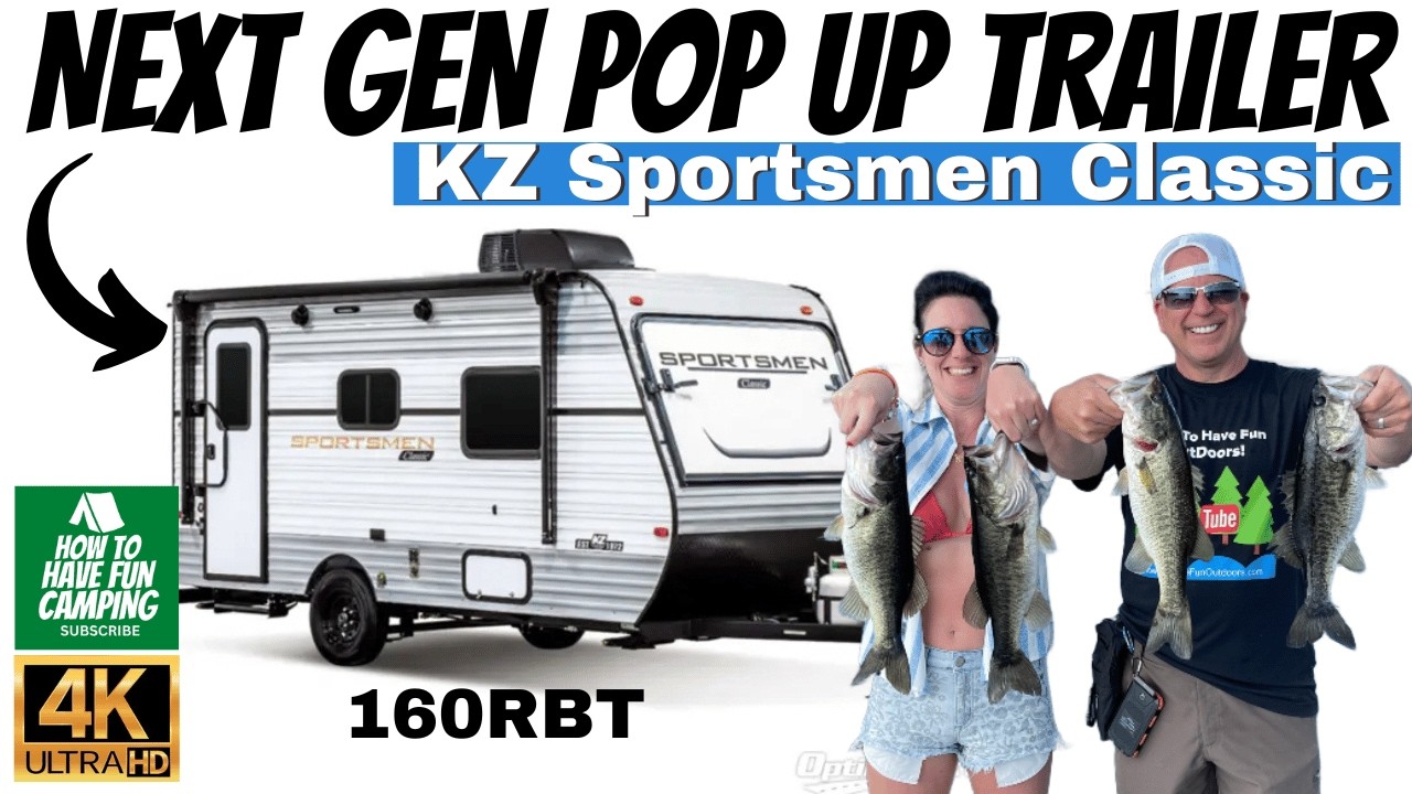 Next Generation Pop Up Camper! KZ Sportsmen Classic 160RBT Travel Trailer
