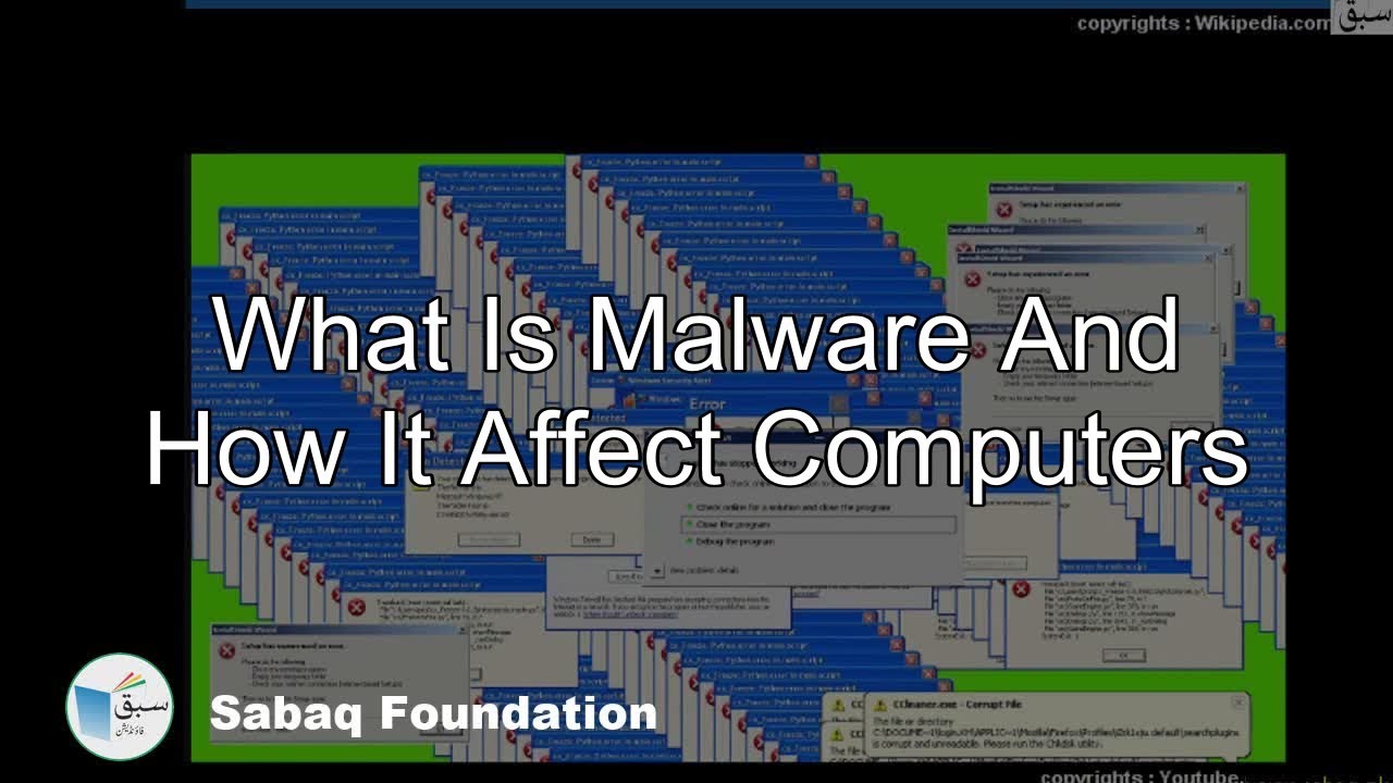 What is Malware and how it affect Computers, Computer Science Lecture | Sabaq.pk