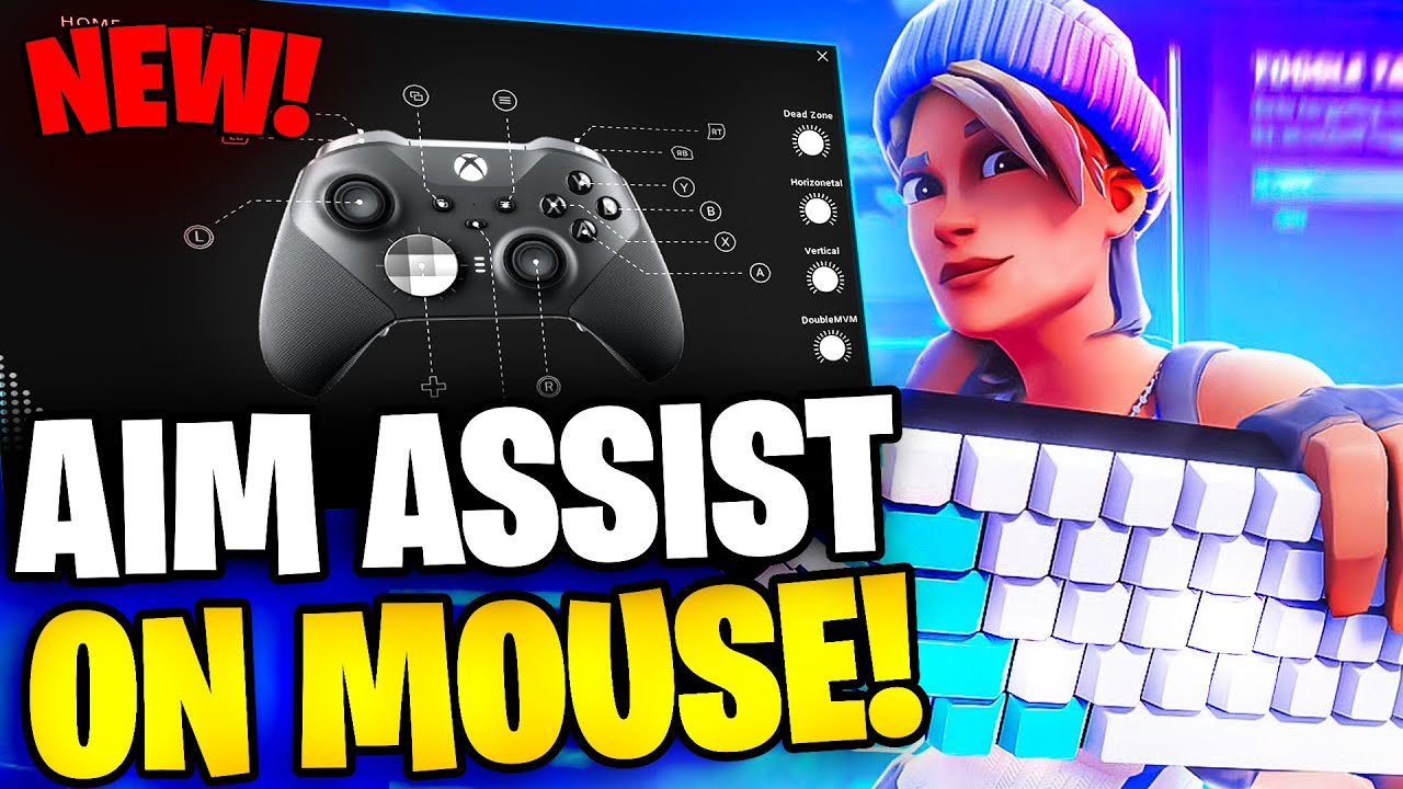 НОВЫЙ СПОСОБ включить помощь в прицеливании на клавиатуре и мыши в Fortnite!