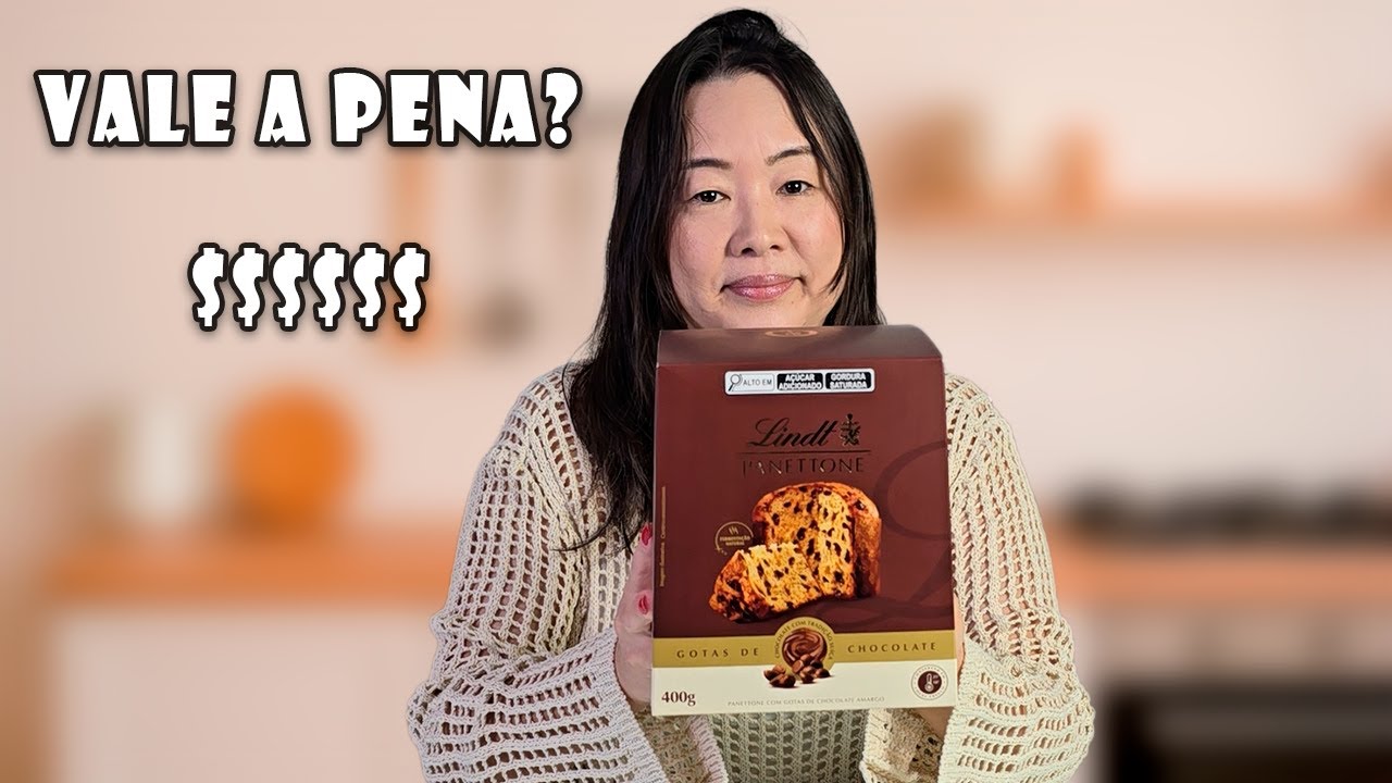 Vale a Pena? Panettone Lindt Gotas De Chocolate
