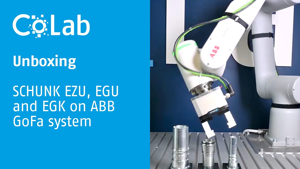 Inbetriebnahmevideo: SCHUNK EZU, EGU und EGK an ABB GoFa