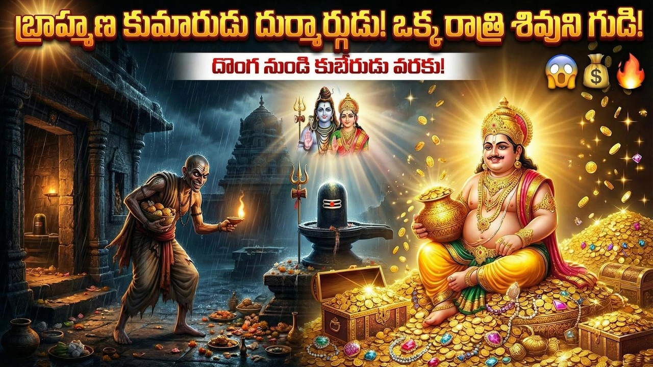 గుణనిధి కథ కాశీఖండం Sivaratri telugu videos kashi khandam Gunanidhi katha ithihasam videos