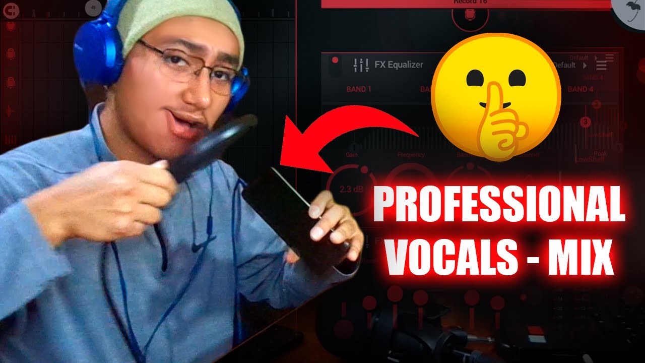 😎🔥 VOCALES PROFESIONALES con este👉 TRUCO :000 en FL Studio Mobile 🤯✅💥💥 #FLM #EEYTM #VocalsMixing