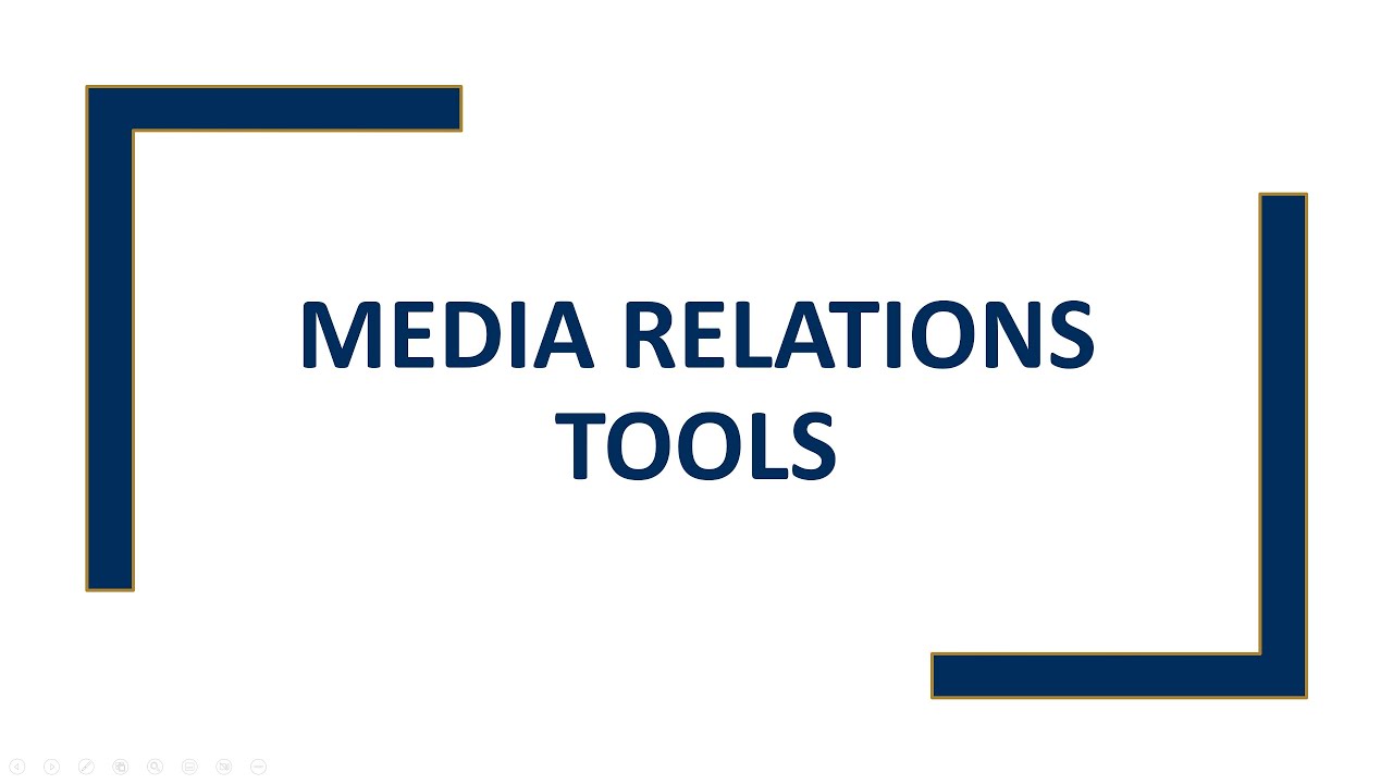 Media Relations Tools