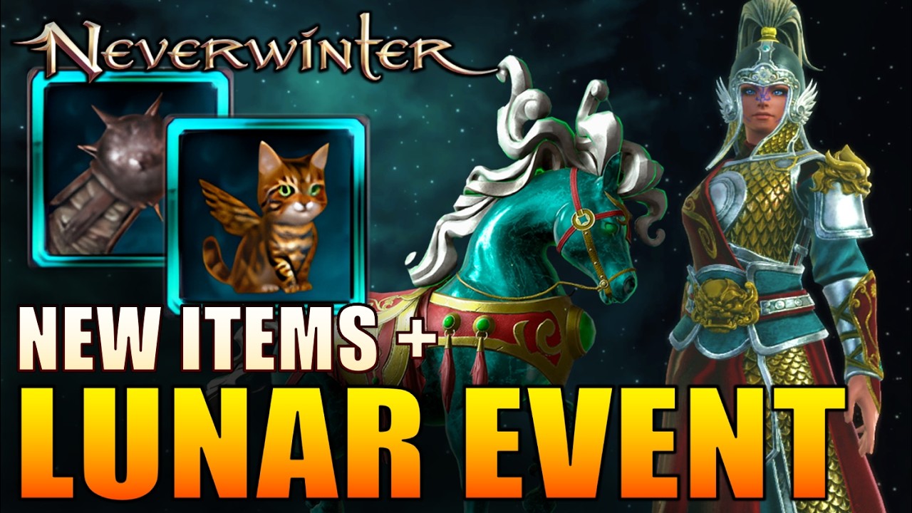 Neverwinter - NEW Flying Cat (#1) and Twitchspine! - Feast of Lanterns Event 2026 with New Rewards!