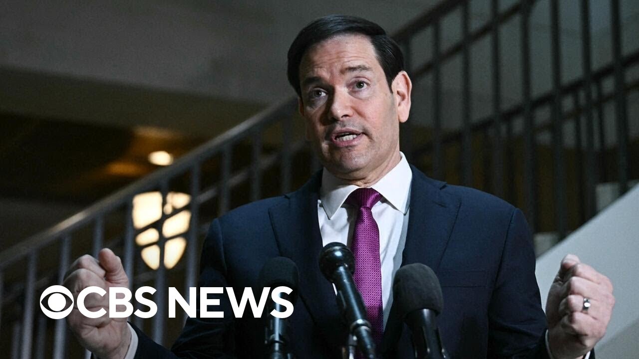 Watch: Rubio takes questions on Iran, comments on alleged strike on school