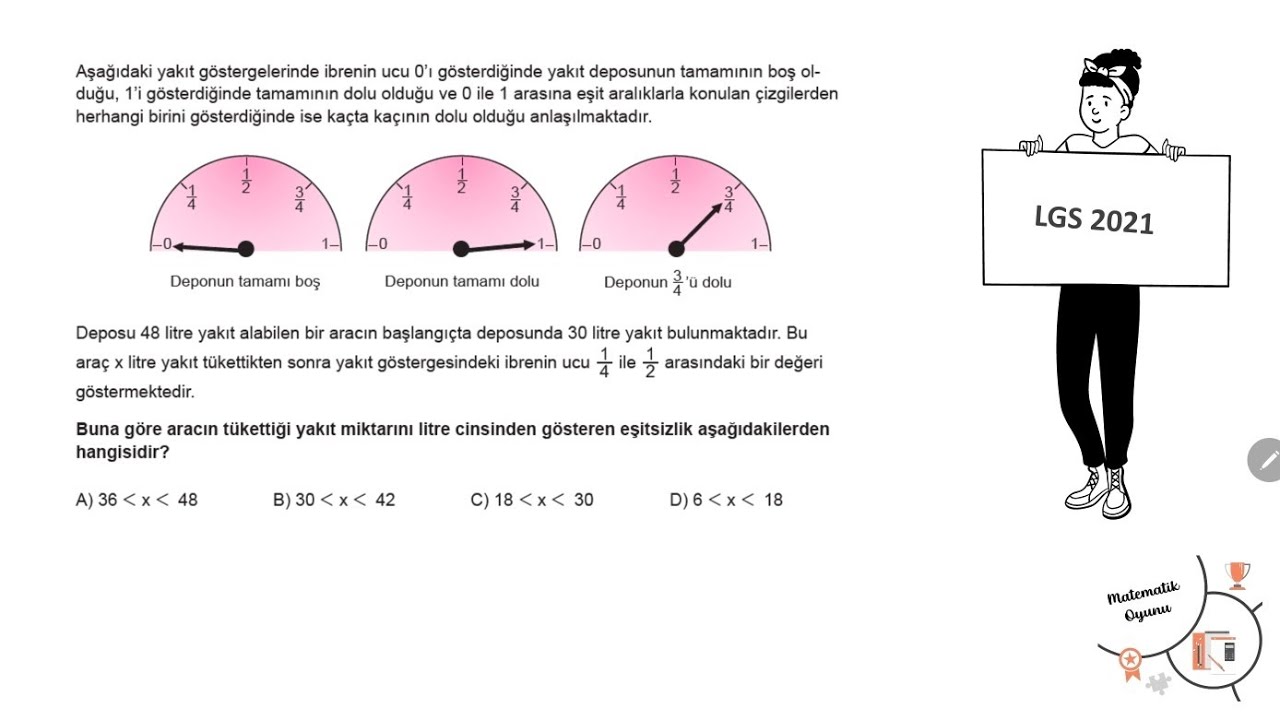 LGS 2021 || Eşitsizlikler | #lgs2021 #lgsmatematik #eşitsizlikler #lgssoruları #lgs
