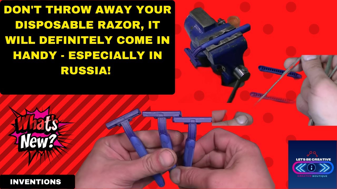 Don't throw away your disposable razor #INVENTIONS