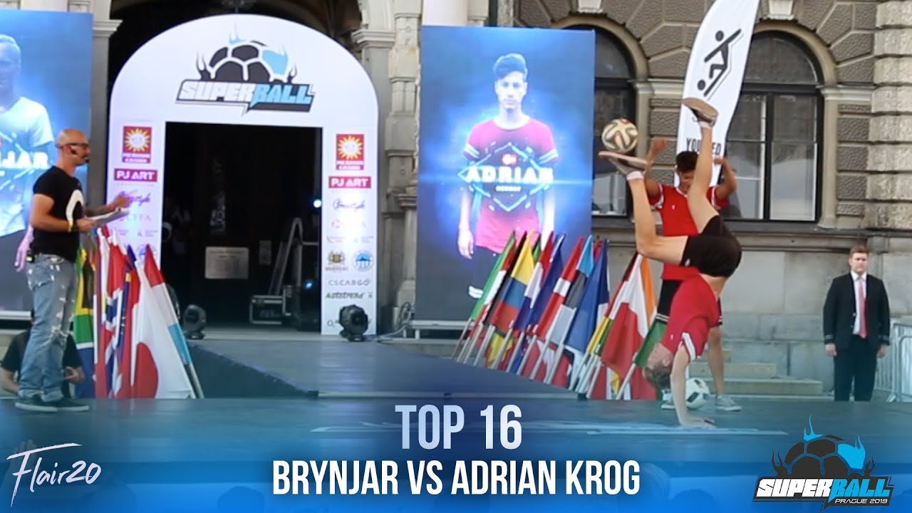 Brynjar v Adrian Krog - Top 16 | Super Ball 2016