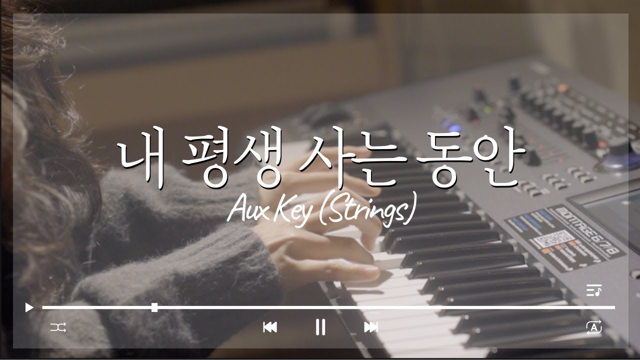 내 평생 사는 동안 (I Wil Sing) | 제이어스 | Aux Key | String Covered by 신디망디