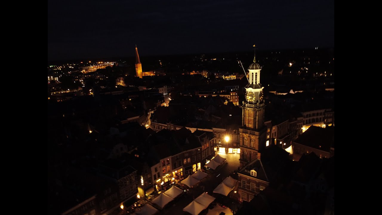 Zutphen at night   4K