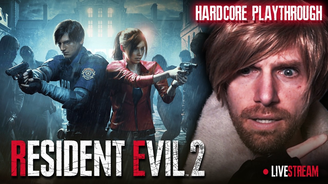 Resident Evil 2 Remake - Hardcore Mode - Waiting For Requiem - 🔴 LIVE