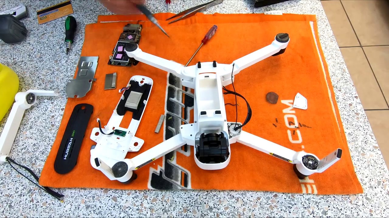 Замена луча Hubsan Zino