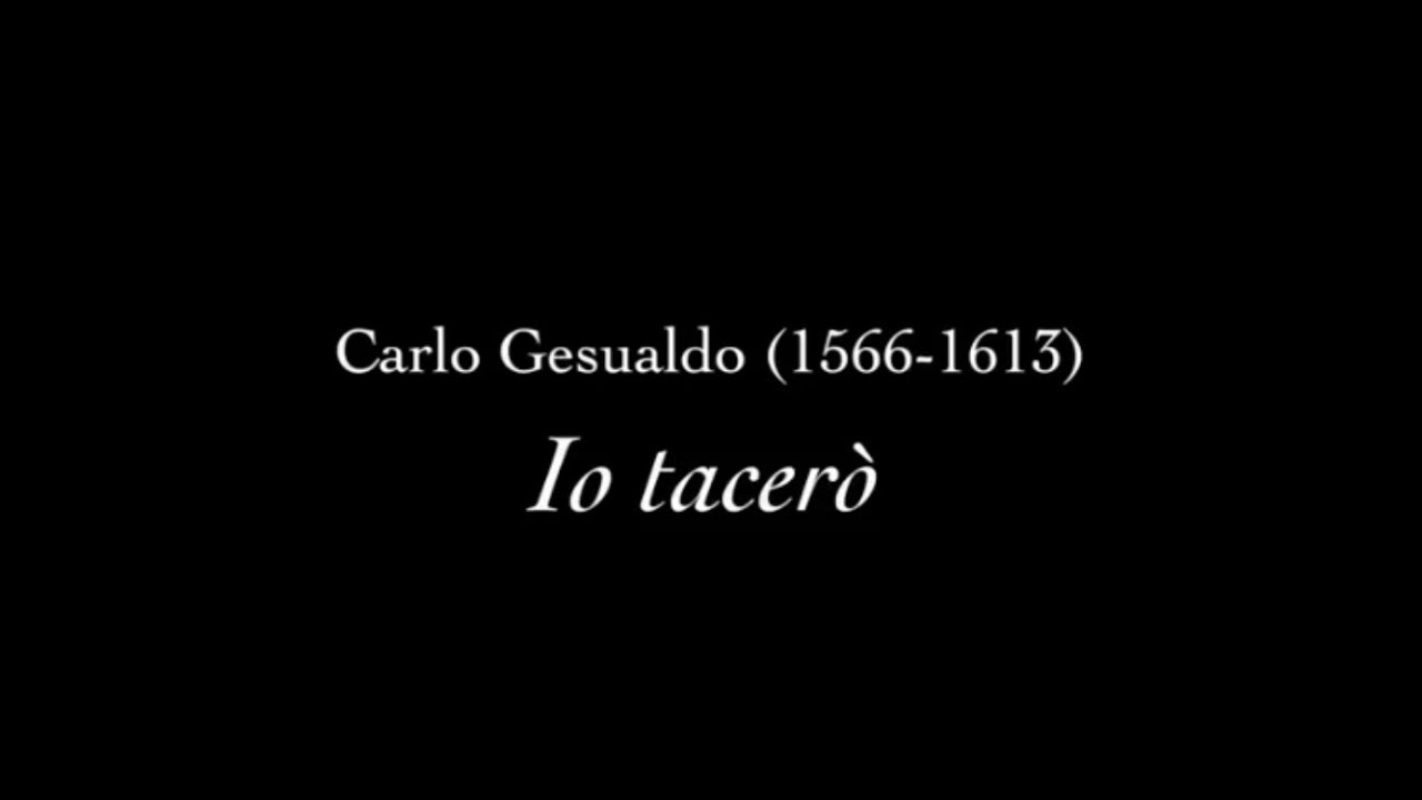 Carlo Gesualdo - Io tacerò - Roma Vocal Ensemble