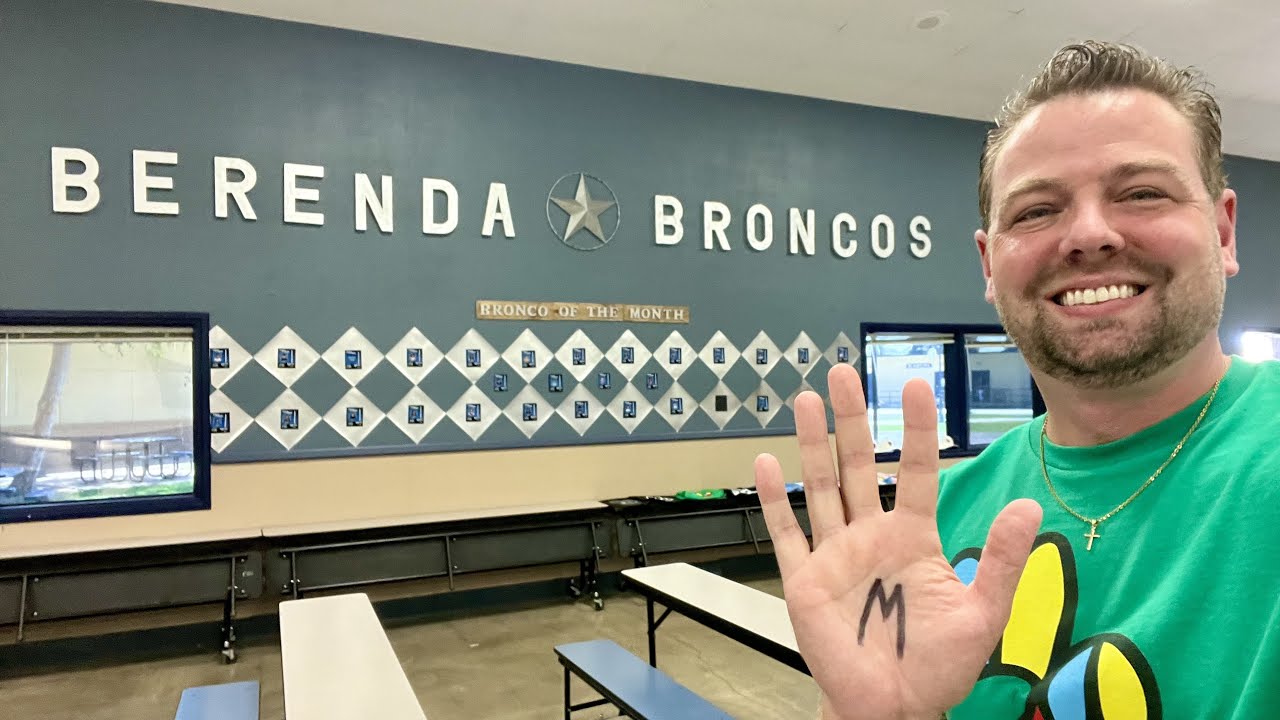 Mr. Peace visits Berenda Broncos in Madera, California