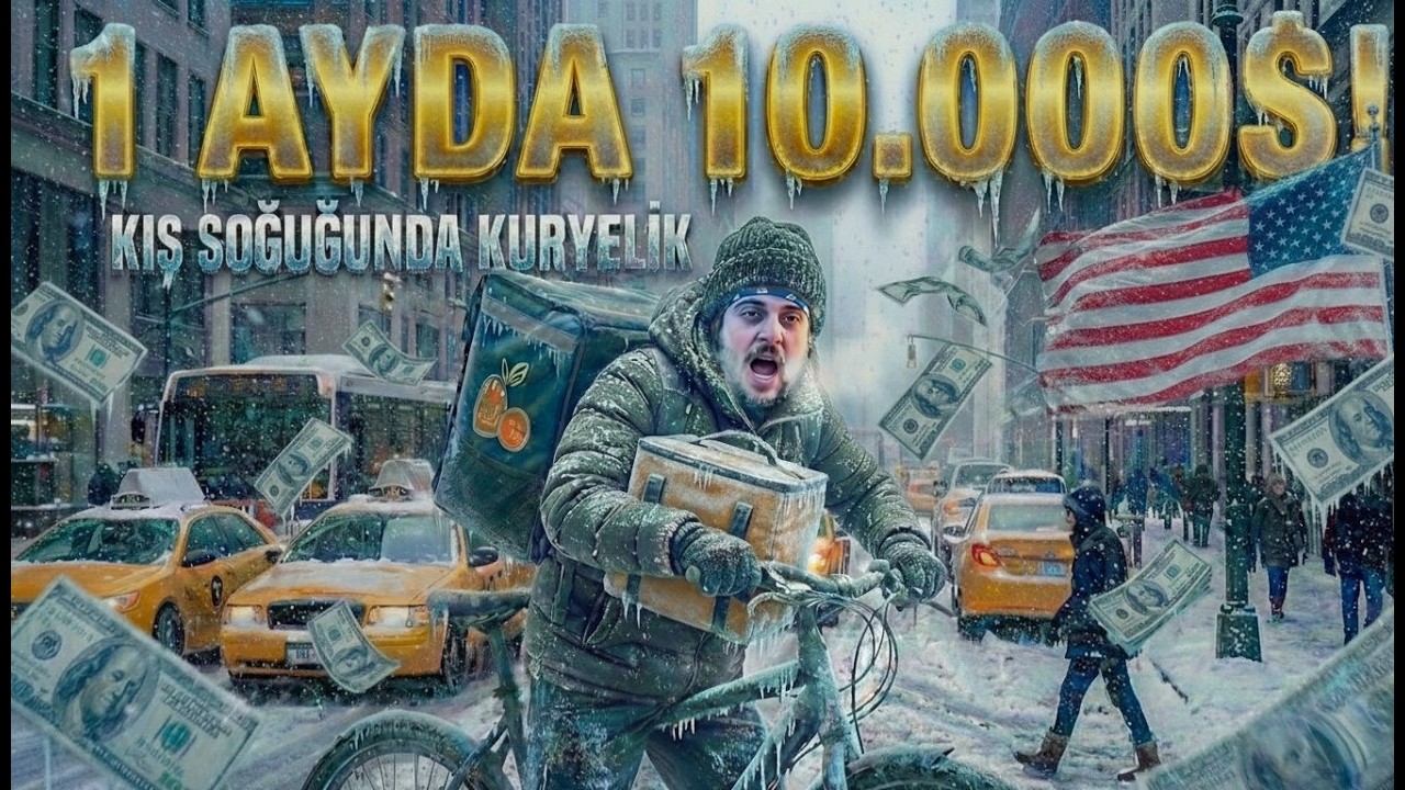 #2 AMERİKADA BİSİKLETLE KURYELİK YAPARAK AYDA 10 BİN DOLAR KAZANMAK 🇺🇸  2350DOLLAR