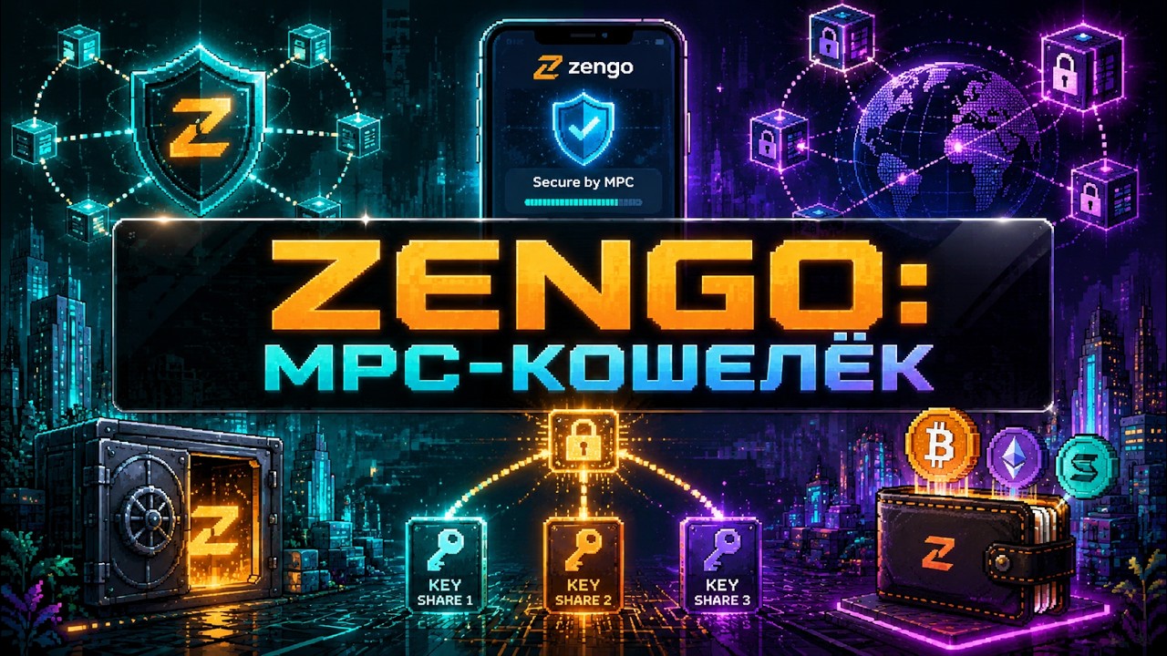 Zengo: MPC кошелёк без seed фразы и без и приватного ключа (vs Tangem, Ledger) обзор | review