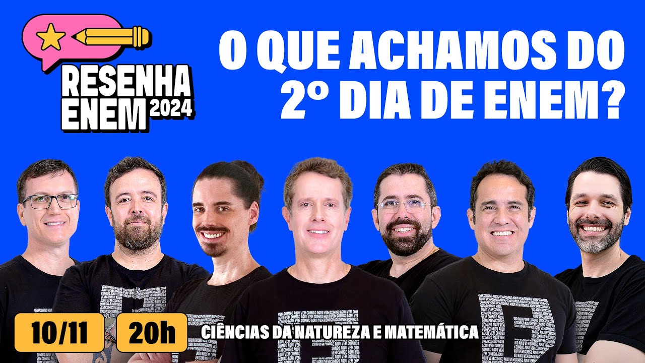 🗣️RESENHA ENEM 2024: O QUE ACHAMOS DO 2º DIA DE PROVA?