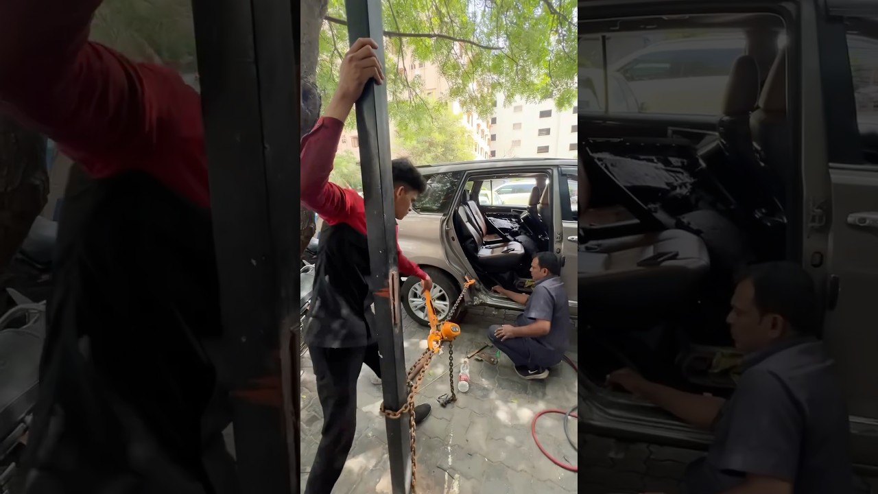 Innova Crysta Denting & Painting Done By Car Affair Team