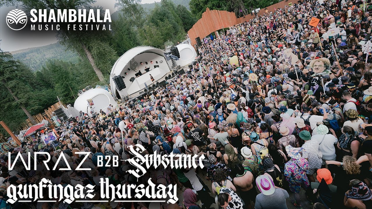 WRAZ B2B SUBSTANCE - GUNFINGAZ THURSDAY LIVE AT SHAMBHALA 2025 (AMP)