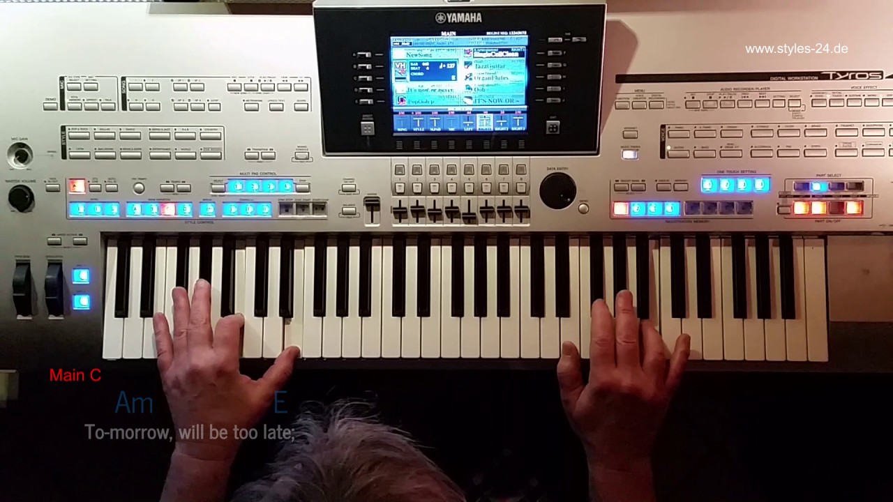 It's Now Or Never - Elvis Presley, Cover mit Titelbezogenem Style, Lyrics und Chords