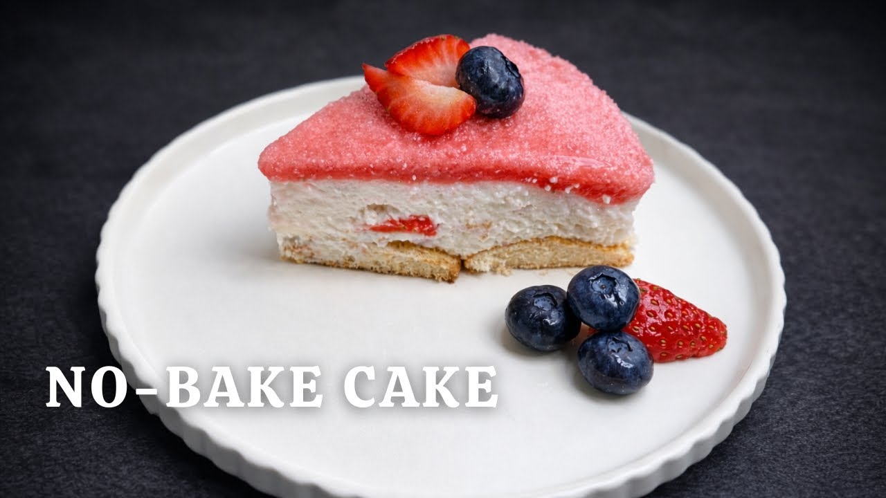 You’ll love this strawberry cake 🍓 I make it every week | only 130 kcal