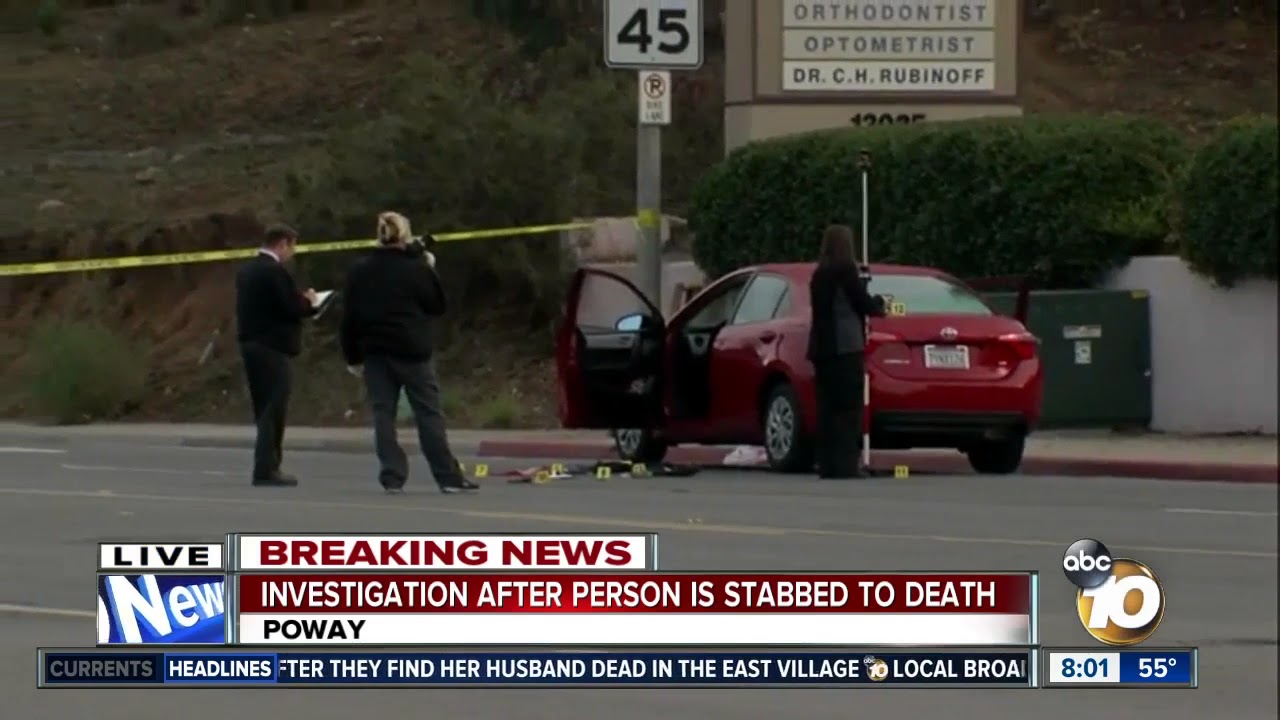 Man stabbed to death in Poway