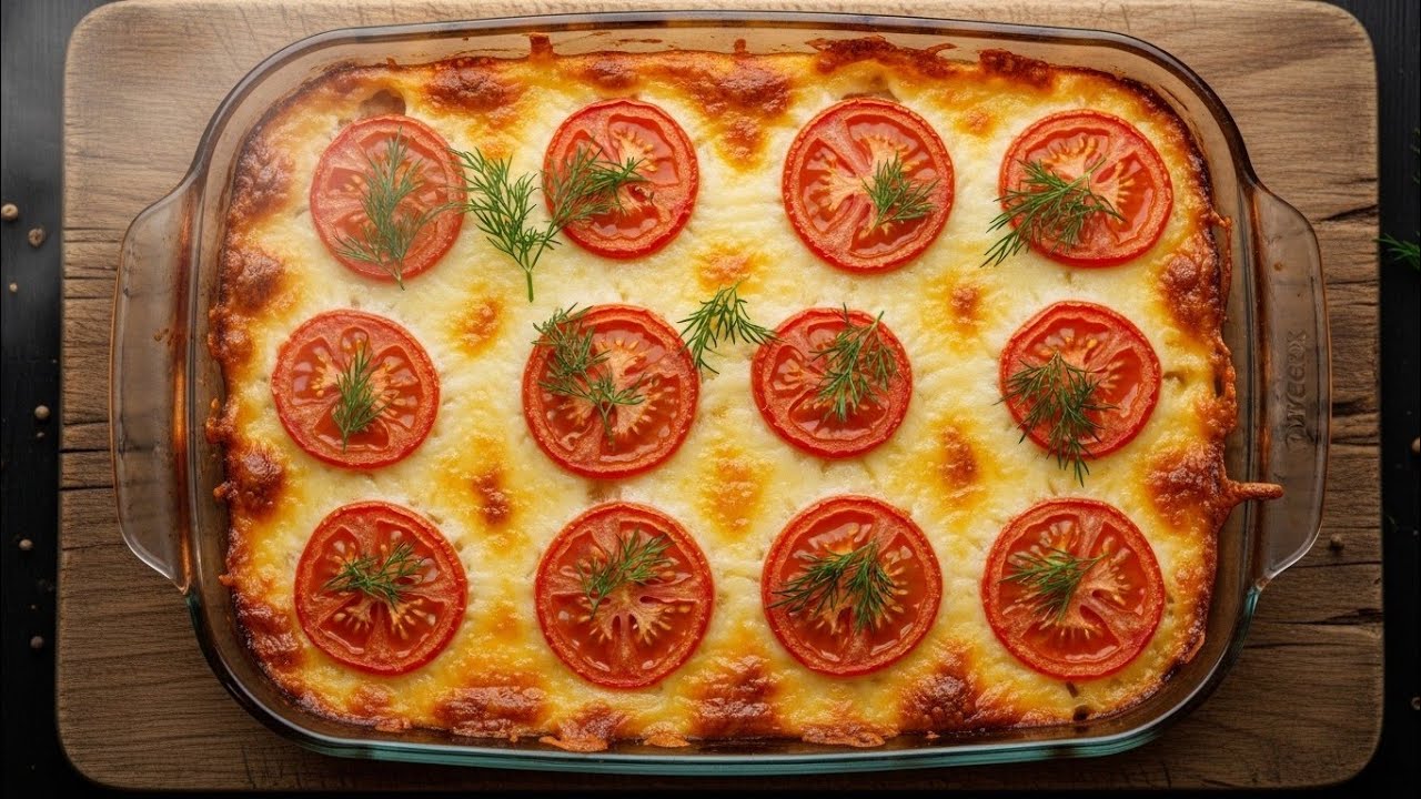 Crispy Potato Egg Bake with Seasoned Ground Meat and Cheese   Easy Layered Casserole