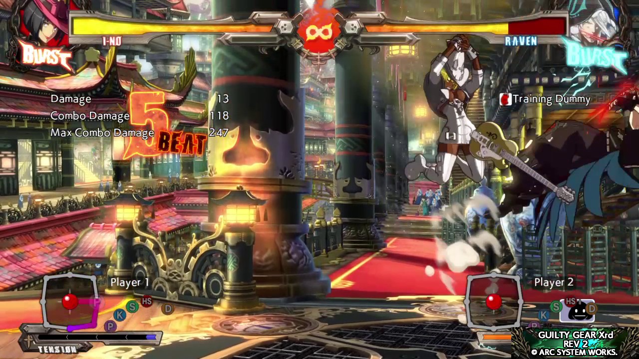 ggxrd rev2 I-No SM COMBO rv