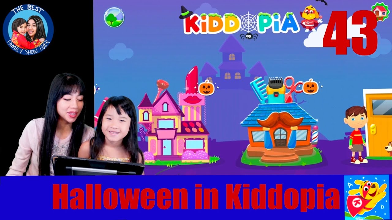 EP43 | KIDDOPIA Halloween update!  Learning with Halloween theme games and dress up!
