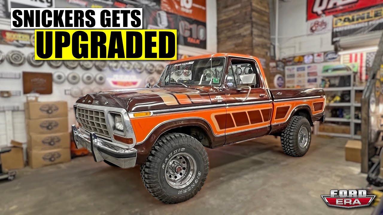 Snickers our '78 F150 Gets AC, New Wiring & Gauges!! | Ford Era