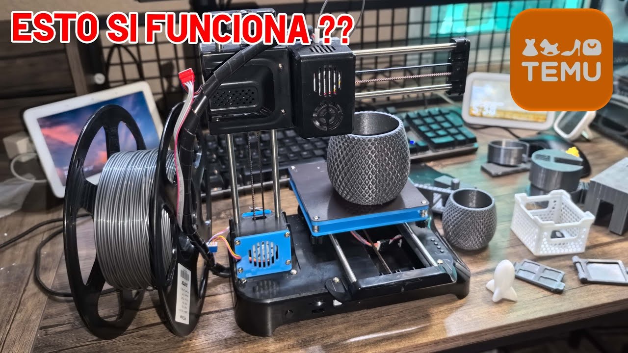 Compramos La mini impresora 3d de TEMU - Estaf4do o si funciona🫣  