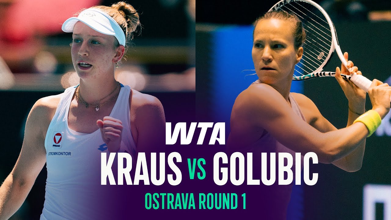 Sinja Kraus vs. Viktorija Golubic | 2026 Ostrava Round 1 | WTA Match Highlights