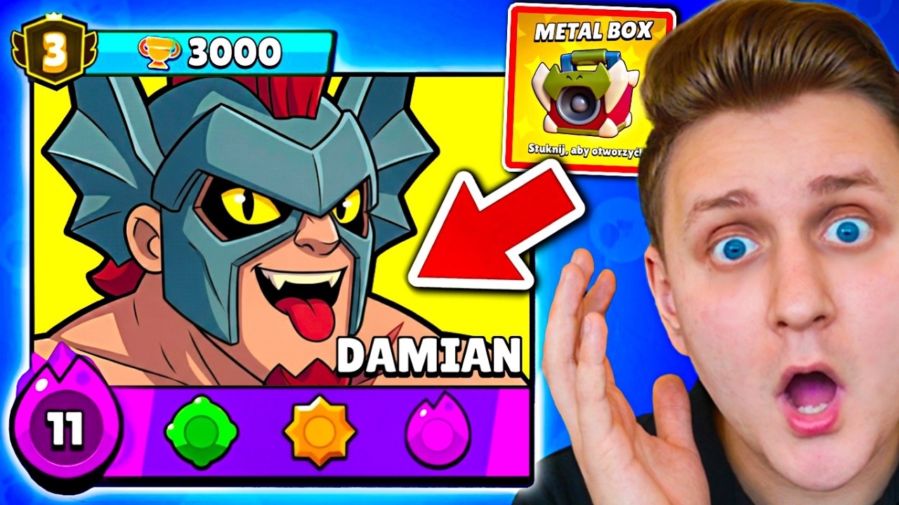 NOWY ZADYMIARZ DAMIAN POTWIERDZONY!😱 + METAL BOX w BRAWL STARS?!