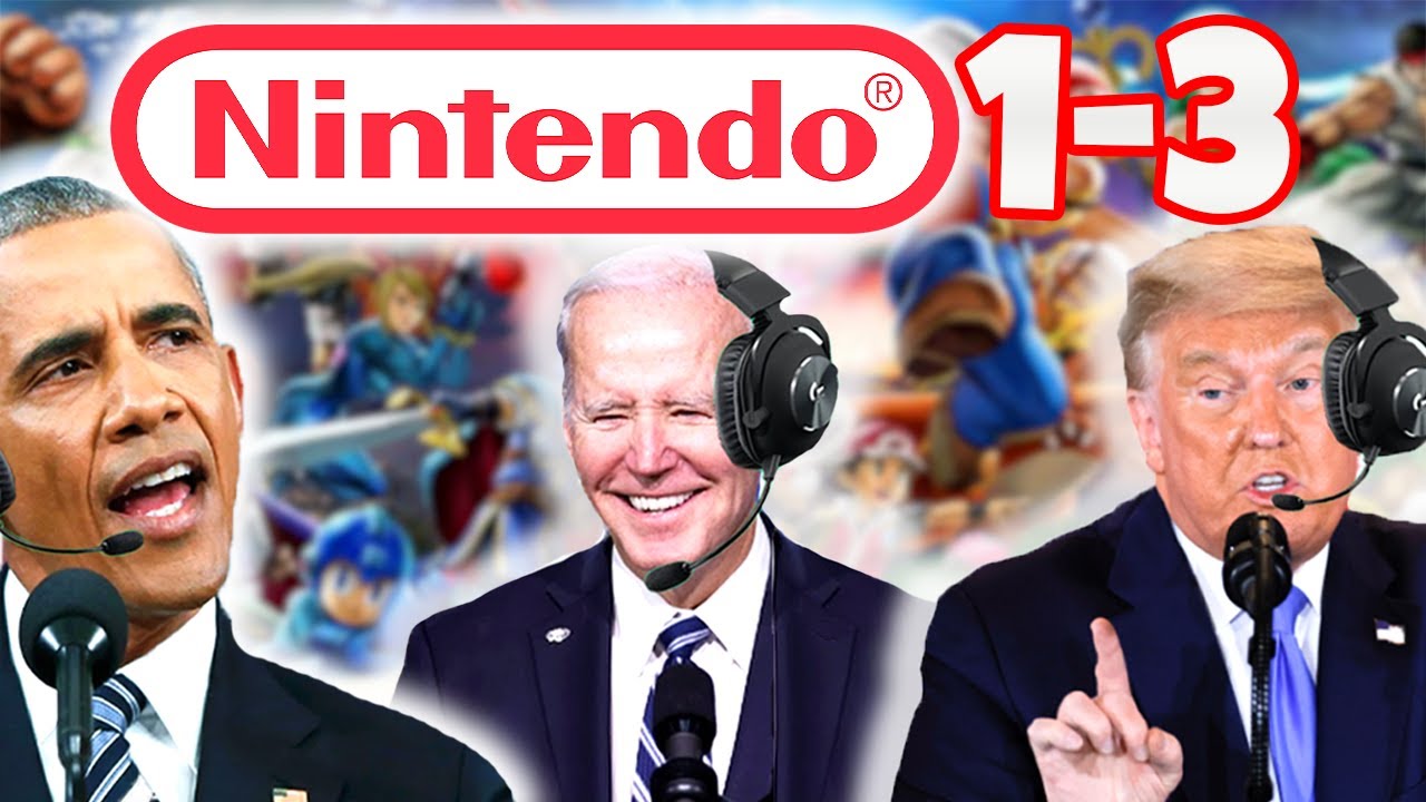 US Presidents Play Nintendo Games 1-3