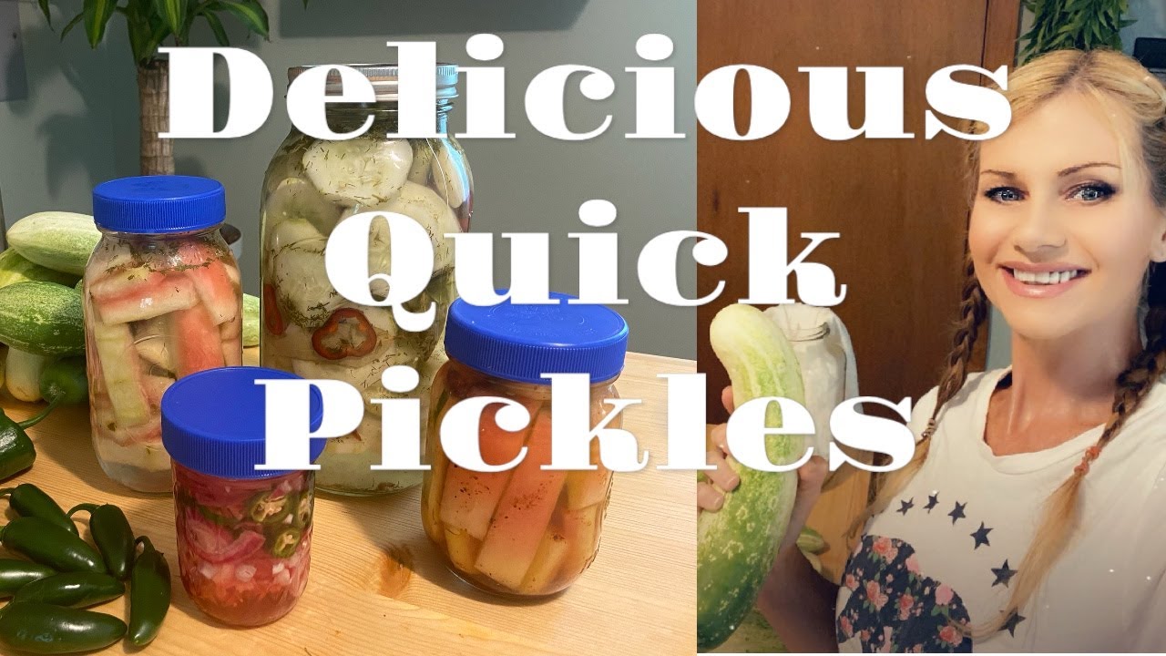 Easy Overnight Refrigerator Pickles