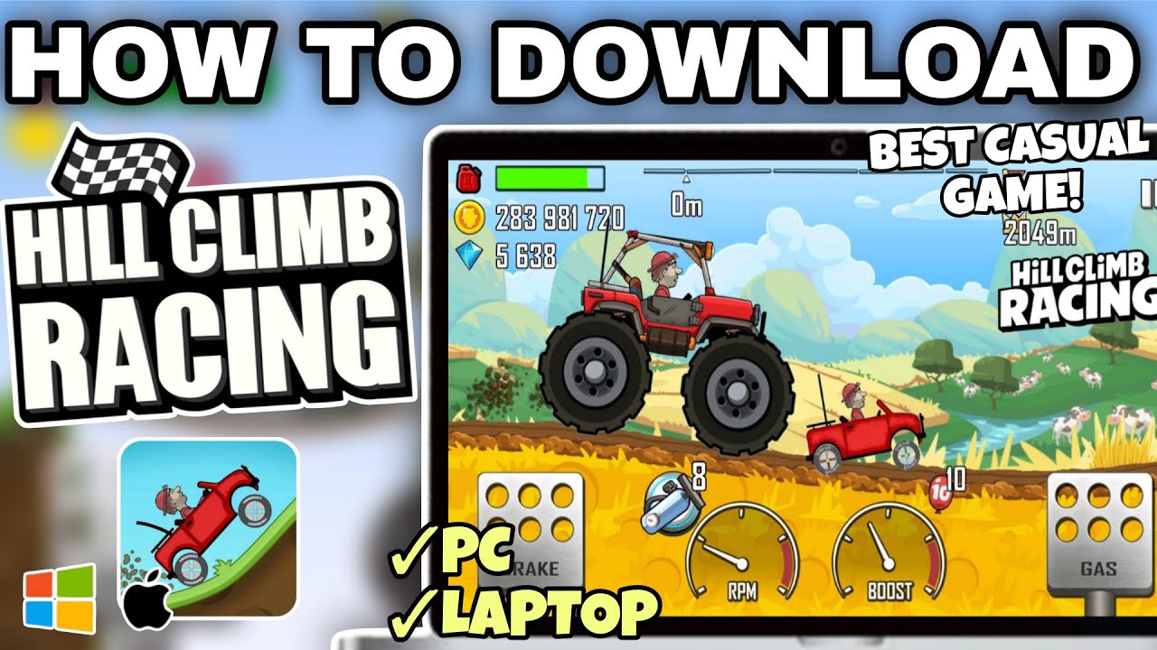 Как скачать и играть в HILL CLIMB RACING на ПК или ноутбуке &mdash; полное руководство (2026)