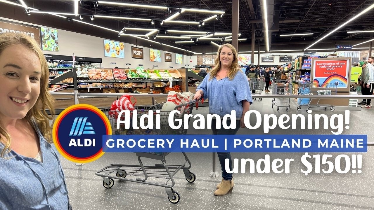 Aldi Finally Comes to Maine and Prices Are Unreal! | Shop with me & Grocery Haul