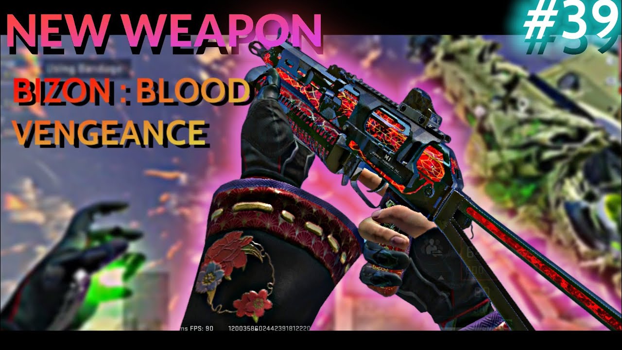 { BLOOD STRIKE } - New Weapon - BIZON : BLOOD VENGEANCE - 25 KILL 💀